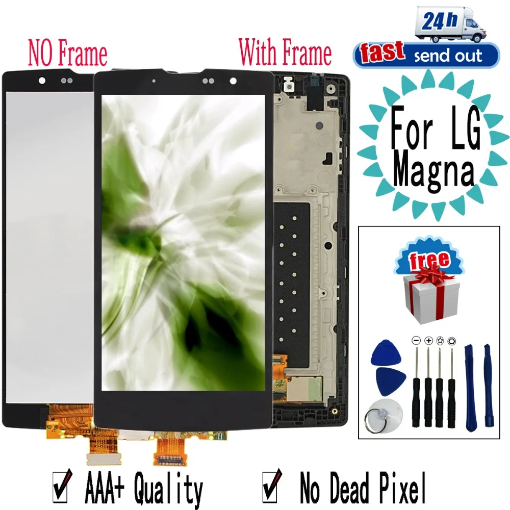 5 0 &quotH500 ЖК дисплей для LG Magna H502F H500F H500R кодирующий преобразователь сенсорного
