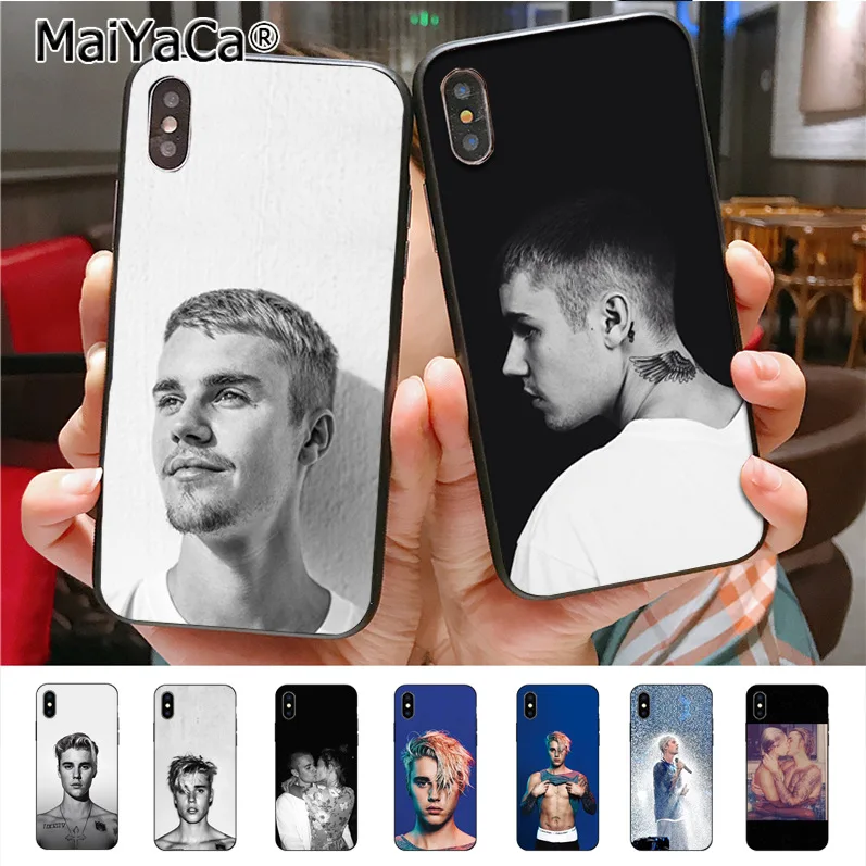 MaiYaCa Justin Bieber New Arrival Phone Ultrathin Case for iPhone X XS
XR XS MAX 7plus 6 6s 7 8 8Plus 5 5S 5C case