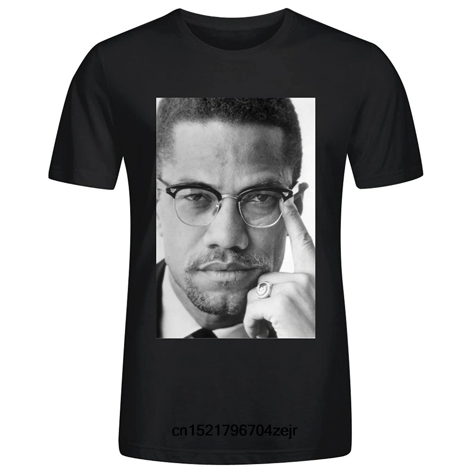 Мужская футболка malcolm x photo s с круглым воротником модная летняя d для мужчин |