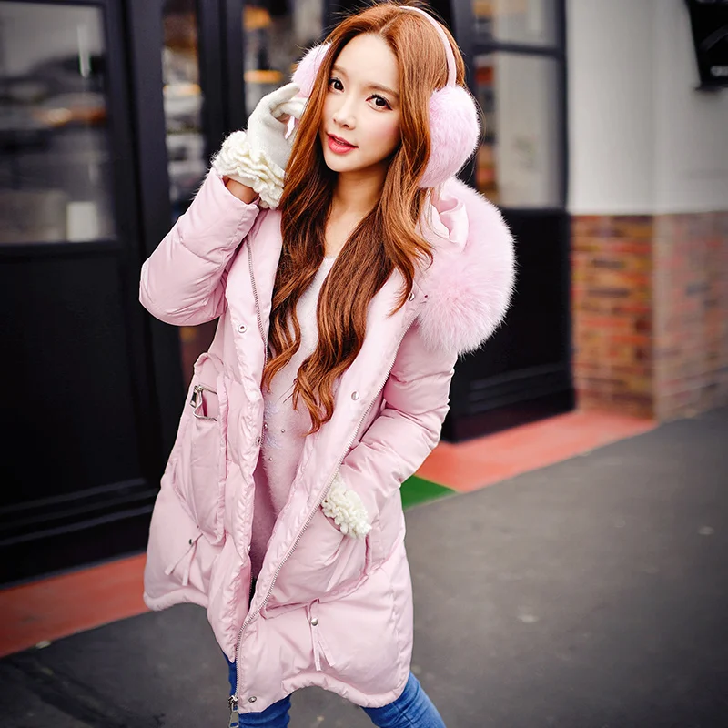 baby pink parka coat