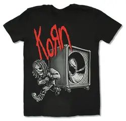 Печать Повседневное футболки Женская Korn "принести Шум" топ с круглым вырезом футболка с короткими рукавами