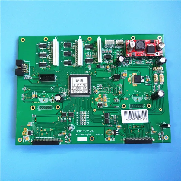 Wit-color цифровой принтер Ultra9000 2h головная плата U9CBEH2-V3.PCB для Epson DX5 двойная