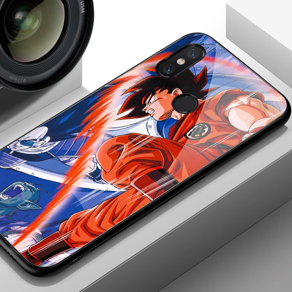 Чехол для Xiaomi mi 8 se, закаленное стекло, жесткая задняя крышка Dragon Ball Z, чехол для телефона для Xiaomi mi 6 8 9 SE lite mi x 2 2s3 max 3