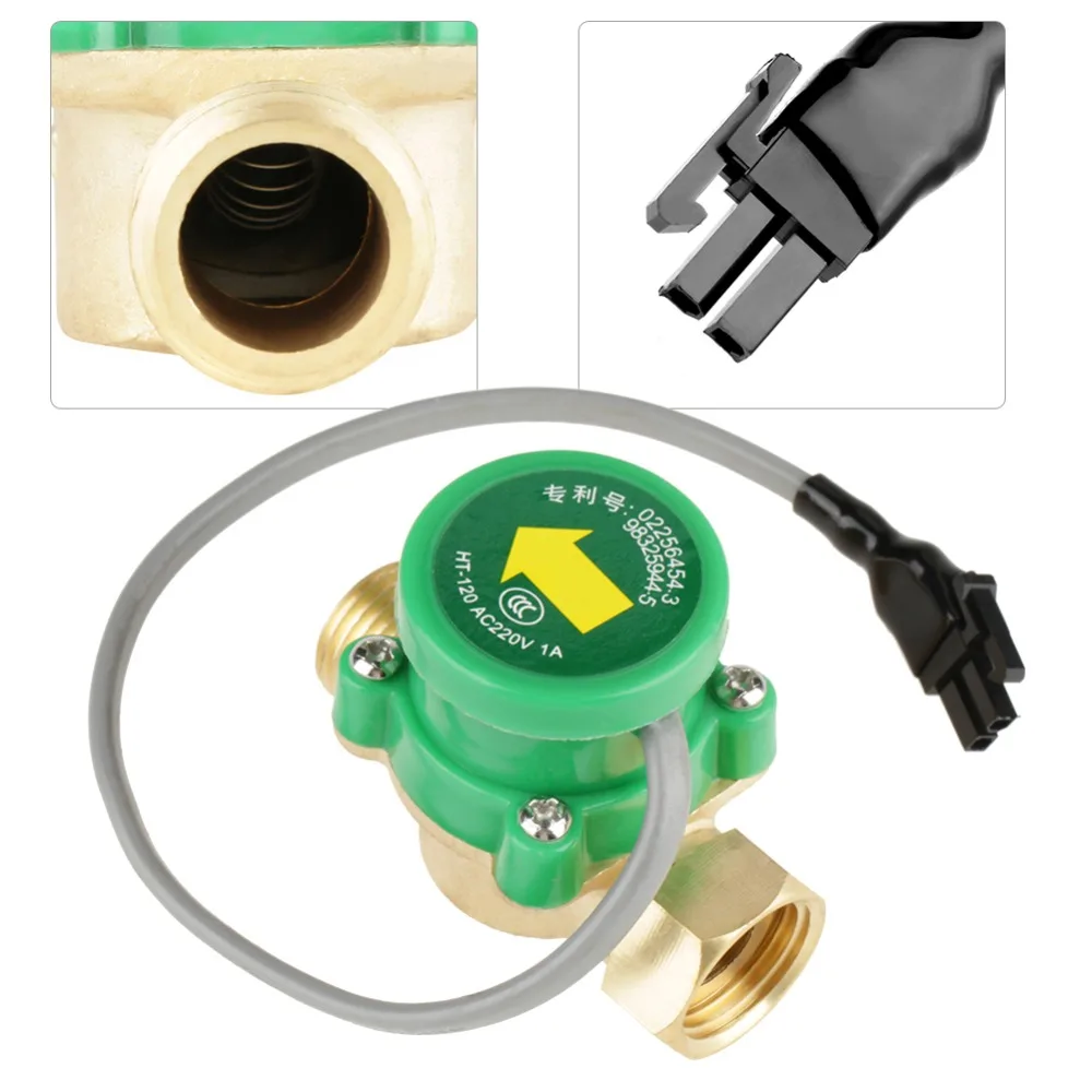 Schaltgerät Für Wasserleitung 250V Wasser-Durchflussschalter 1/2" - Einstellbarer Paddelschalter Für Schwimmerschalter 230 V