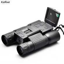 Karue 1080 P Цифровая Камера 2.0 дюймов 5MP Зум 12×32 Бинокулярный Видеокамеры объектива Телескопа с microSD/TF черный бесплатная доставка