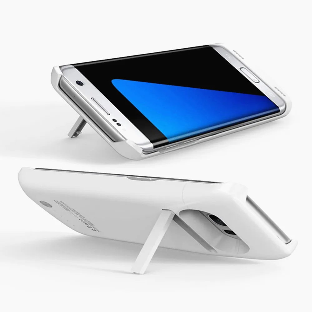S7 зарядное устройство чехол для samsung Galaxy боковая батарея power Bank Тонкий подзарядки