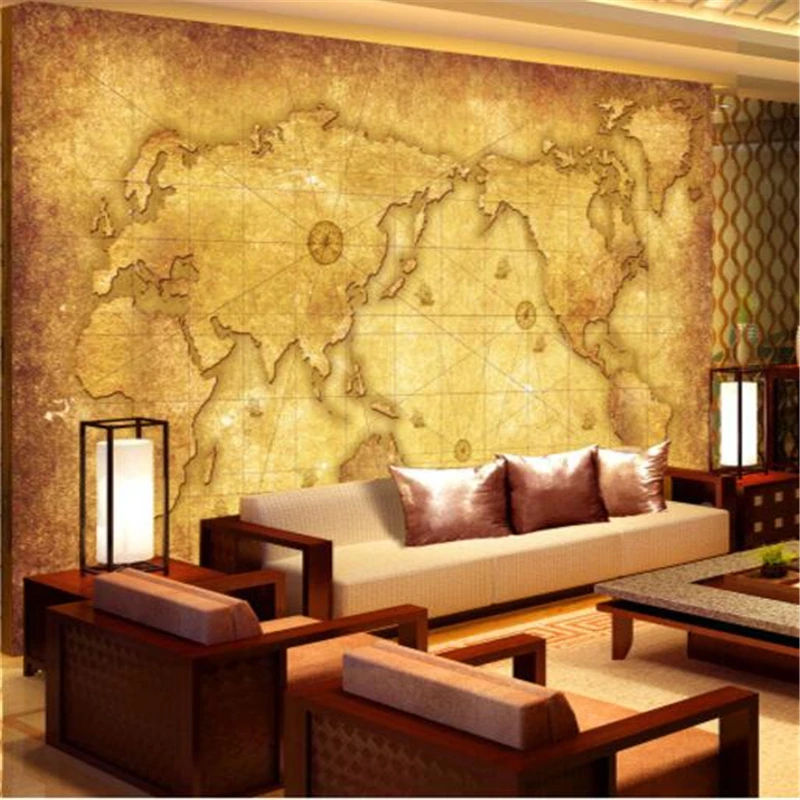 

beibehang papier peint wallpaper for walls 3 d Custom wallpaper World map chart wall papers home decor papel parede tapety