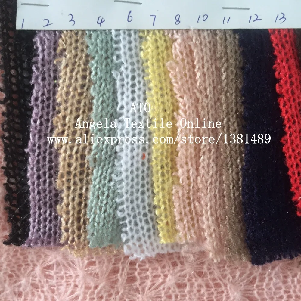 plaid knit fabric