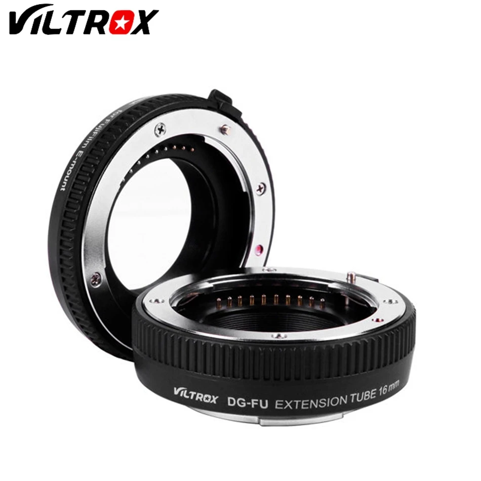 

VILTROX DG-FU Auto AF Lens Adapter Mount for Fujifilm X Mount Macro Lens Extension Tube Ring 10mm 16mm Set Metal Mount