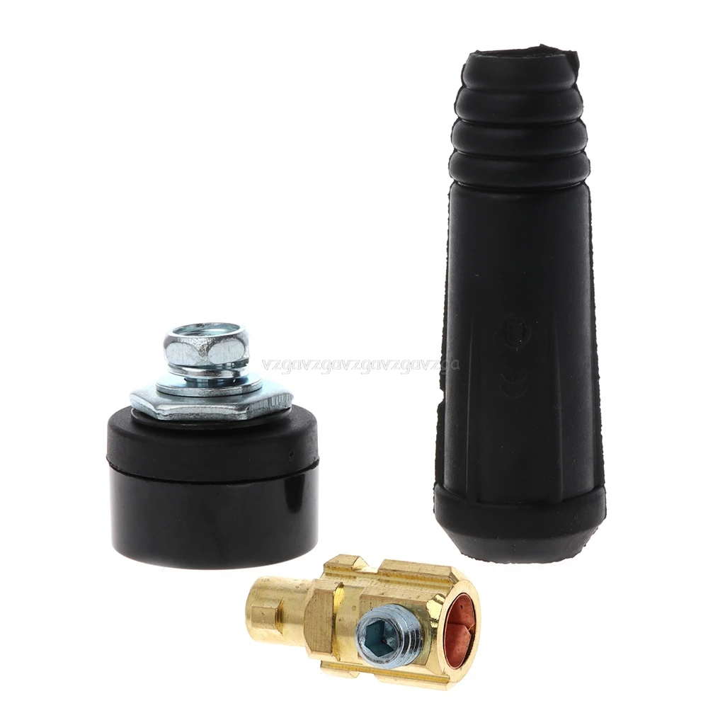 

200A 10-25mm Rapid Fitting Female Male Connector European Electric Welding Machine Tools O08 dropship
