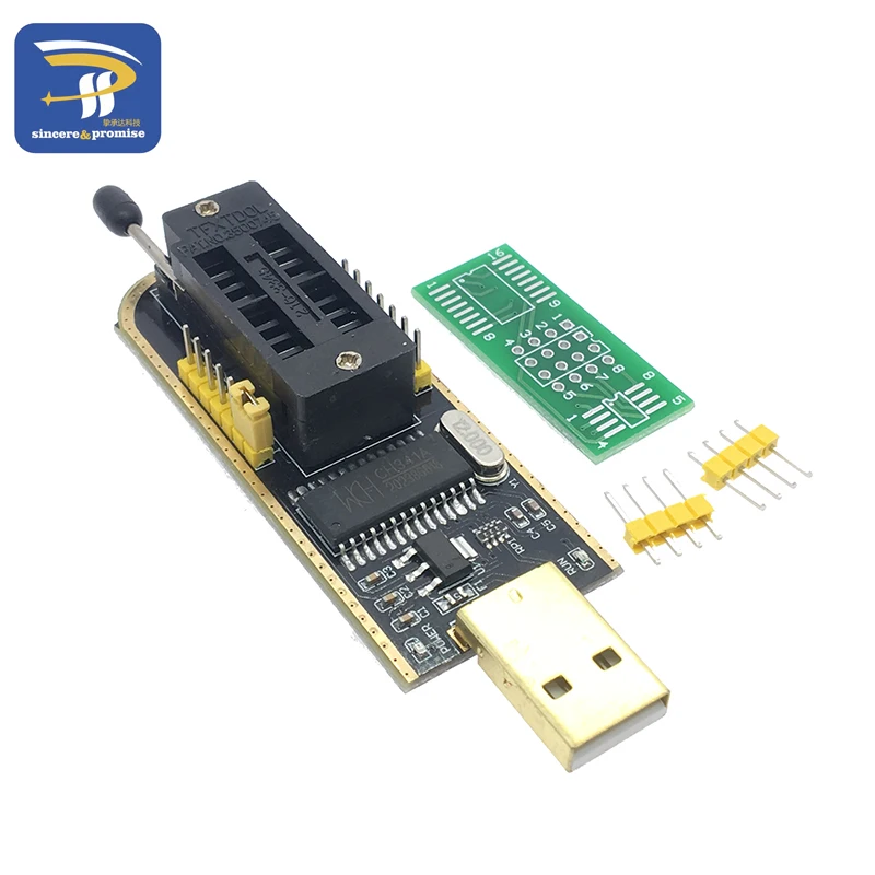 SOIC8 SOP8 тестовый зажим для EEPROM 93CXX/25CXX/24CXX адаптер+ CH341A 24 25 серии EEPROM флэш-память биос USB программист модуль