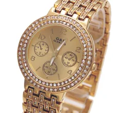 Топ бренд класса люкс G& D женские часы кварцевые наручные часы из нержавеющей стали с кристаллами женские часы с браслетом Relojes Mujer подарок для любви