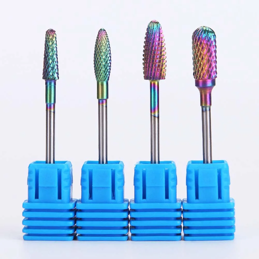 Buy Professional 1/4 Pcs Nail Drill Bit Tungsten Steel