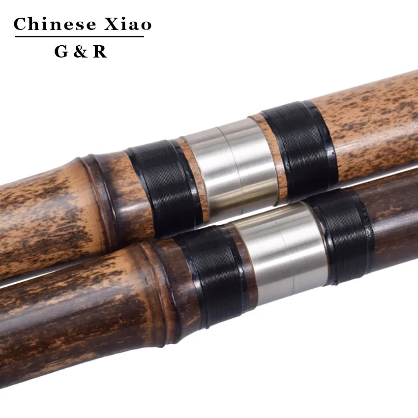 Китайская Вертикальная бамбуковая флейта 8 отверстий Xiao точно настроенный хроматический музыкальный инструмент G/F ключ Dong Xiao две секции Flauta