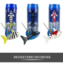 RC Мини Электронная Акула Рыба Лодка 3CH 4 способ RC Подводная лодка может радио управление подарок для детей