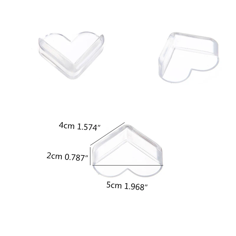 4pcs/lot Children Protection Silicone Child Baby Safety Table Corner Edge Protection Cover Anticollision Edge Corner Guards