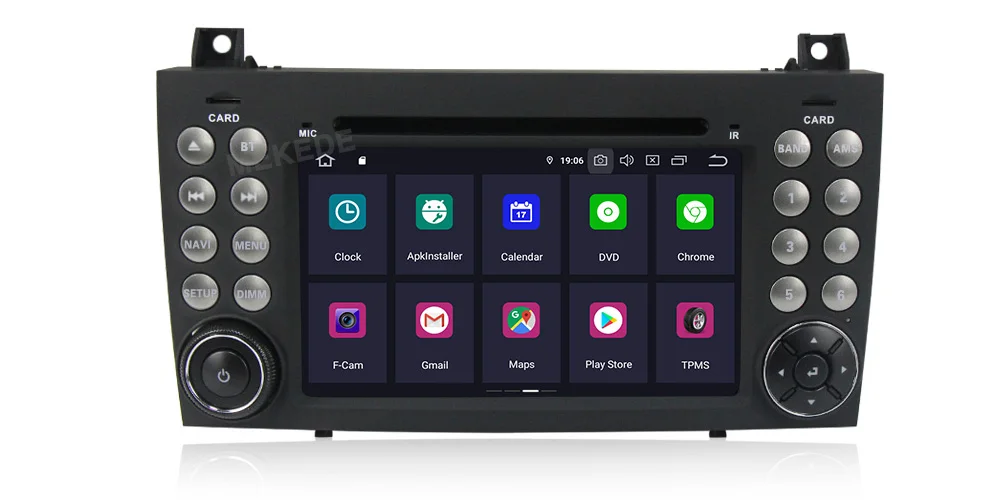 Excellent MEKEDE in Stock ! PX3 Android 9.0 CAR DVD for Benz R171 W171 Benz SLK R171 SLK200 2GB RAM+16GB 4 Octa Core+DVR/WIFI+DAB 8