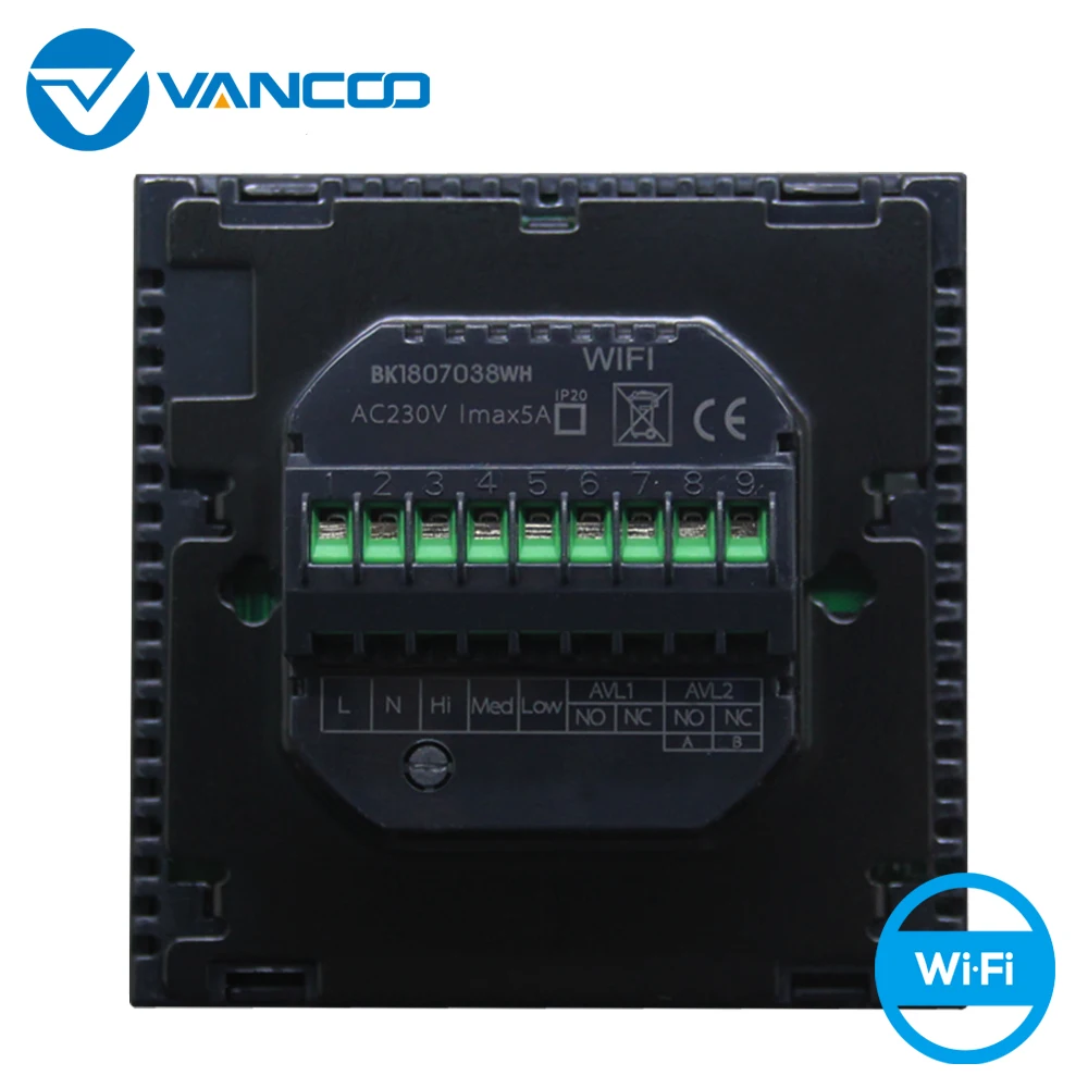 Vancoo терморегулятор программируемый Wi Fi Цифровой комнатный термостат