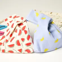 Портативная хлопковая квадратная сумка для обеда, повседневные сумки, художественные сумки, полосатые наручные сумки, модная сумка-тоут в японском стиле
