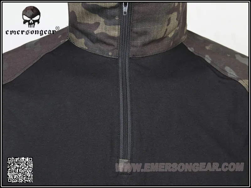 Emerson тактическая боевая рубашка G3 Военная Рубашка bdu Мультикам черная EM9256|g3