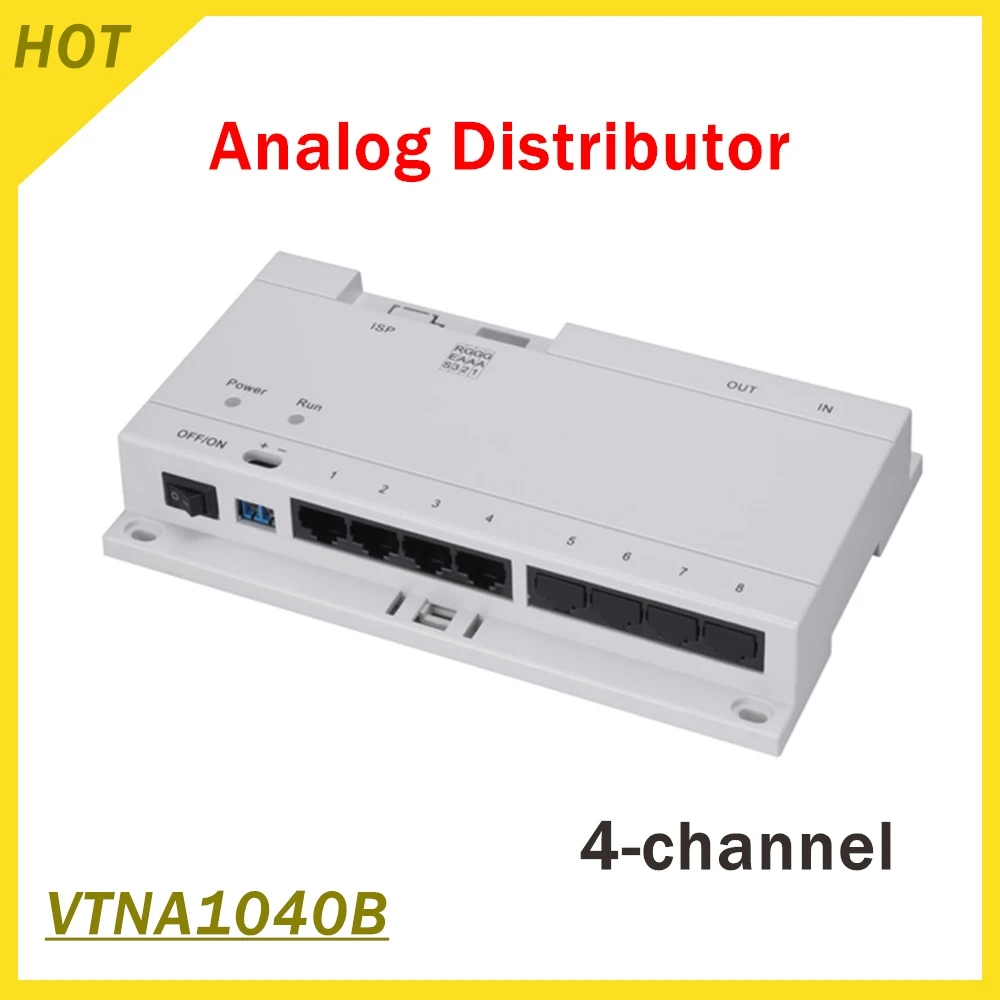 

DH 4CH Analog Distributor VTNA1040B Support 60 cascading Video intercom accessory export version without logo