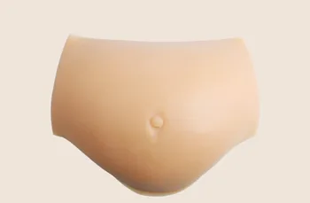 

Free Shipping 6-7month 1800g/pc High Quality Silicone False Seamless Belly Fake Baby Belly Fake Pregnant Belly Crossdresser Fat