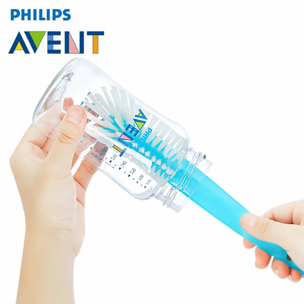 Брендовые Philips Avent Детские щетки для бутылочек для чистки детских сосок бутылочка для кормления соска щетка для очистки Молочных Бутылочек