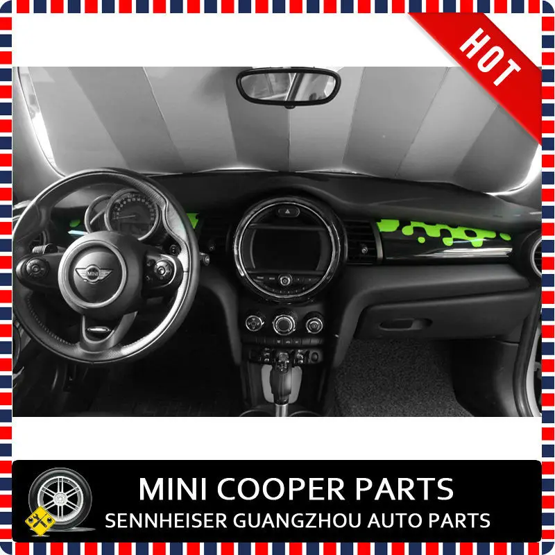 Vivid Green Color Dashboard Cover For Mini Cooper F56