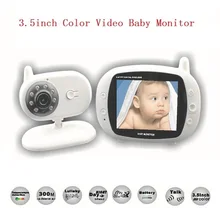 3.5 inch baba electronics video baby monitor 2.4 GHz Temperature monitor Lullabies IR Night vision Intercom video fetal doppler