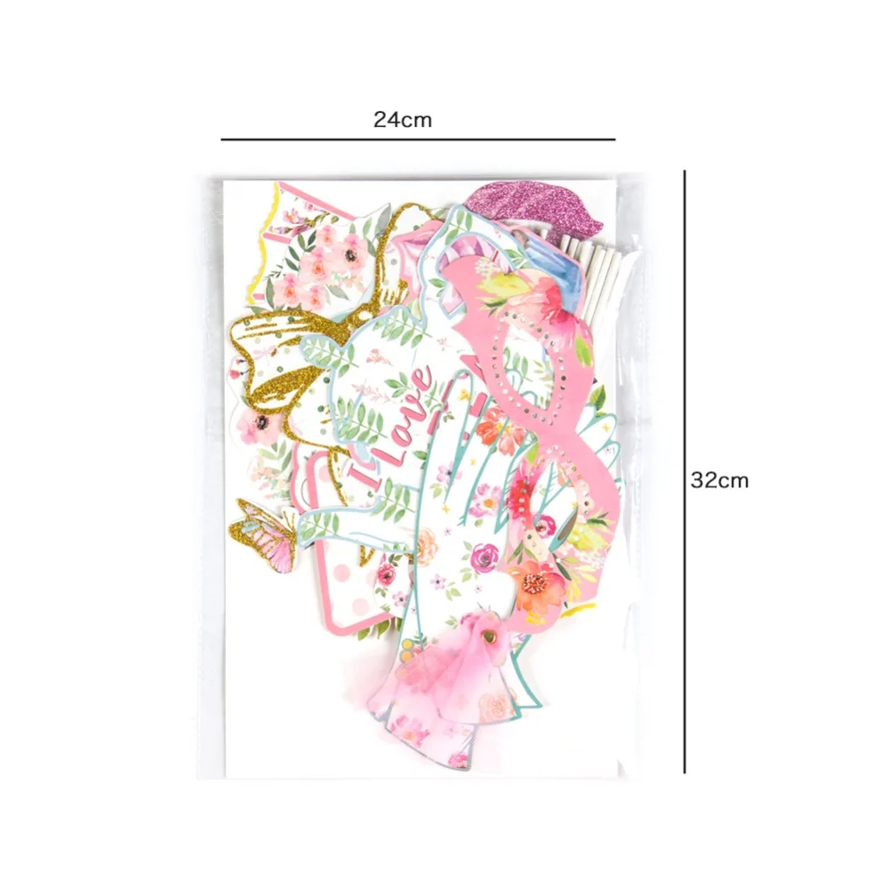 Tea Party Photo Booth Props Decorations Floral Printable Tea Pot Tea Cup Alice in Wonderland Mother's Day Birthday Party Decor