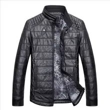 Куртка из искусственной кожи мужское пальто повседневная мужская приталенная мужская кожаная куртка верхнее пальто