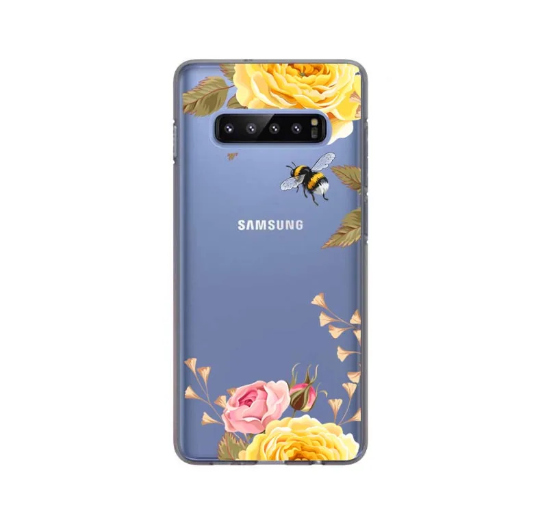 Роскошный модный кружевной чехол для телефона с рисунком Samsung S5 S6 S7 Edge S8 S9 S10 Plus S10E