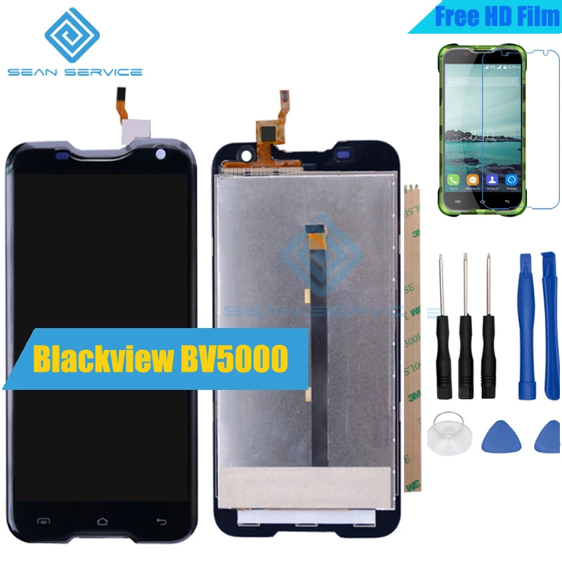 

For Blackview BV5000 Original LCD lcds Display+Touch Screen 100% Original Screen Digitizer Assembly Replacement +Tools 5.0inch