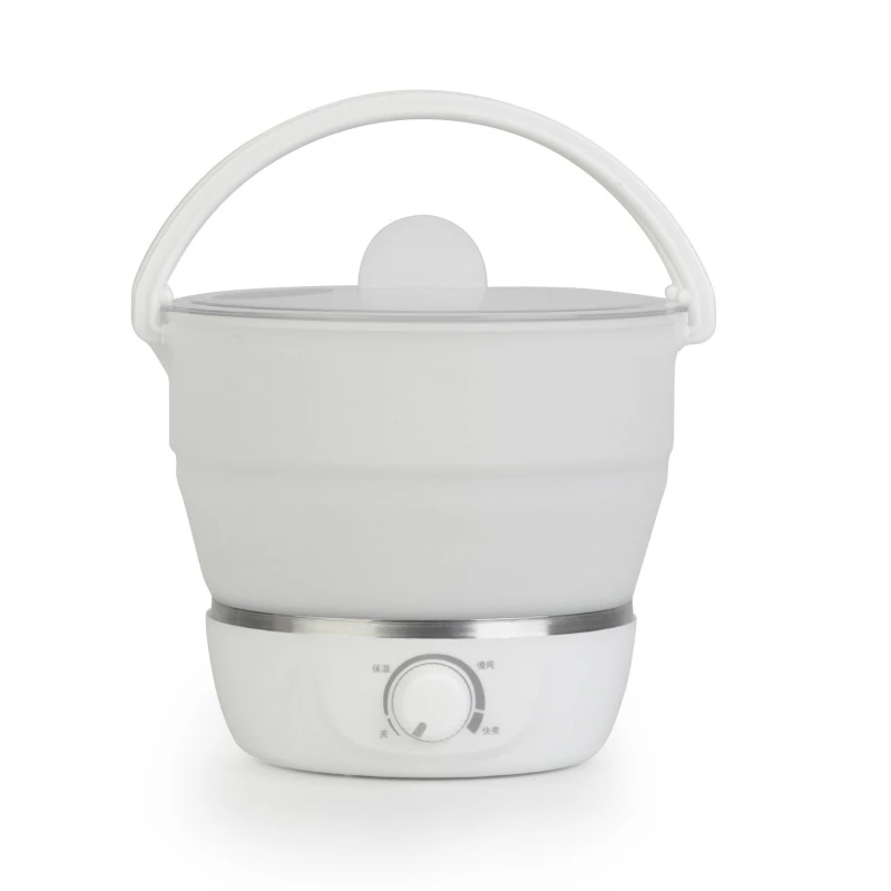 Foldable electric Hot pot portable multifunctional electric stew pot dual voltage travel pot electric kettle 5