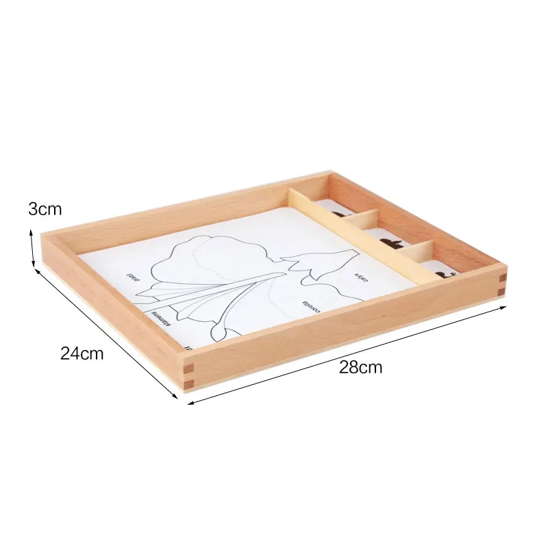 Wooden Montessori Toys Montessori Animal Card Puzzle Learning Educational Toys for Toddlers Juguetes Brinquedos MI2944H