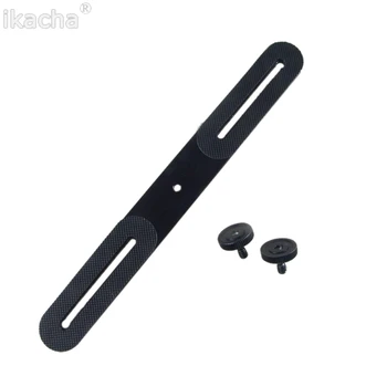 

Universal Dual Flash Bracket Holder with 2 Adapter Screws For 1/4'' Screw Hole Studio Tripod Light Stand Digital SLR Camera