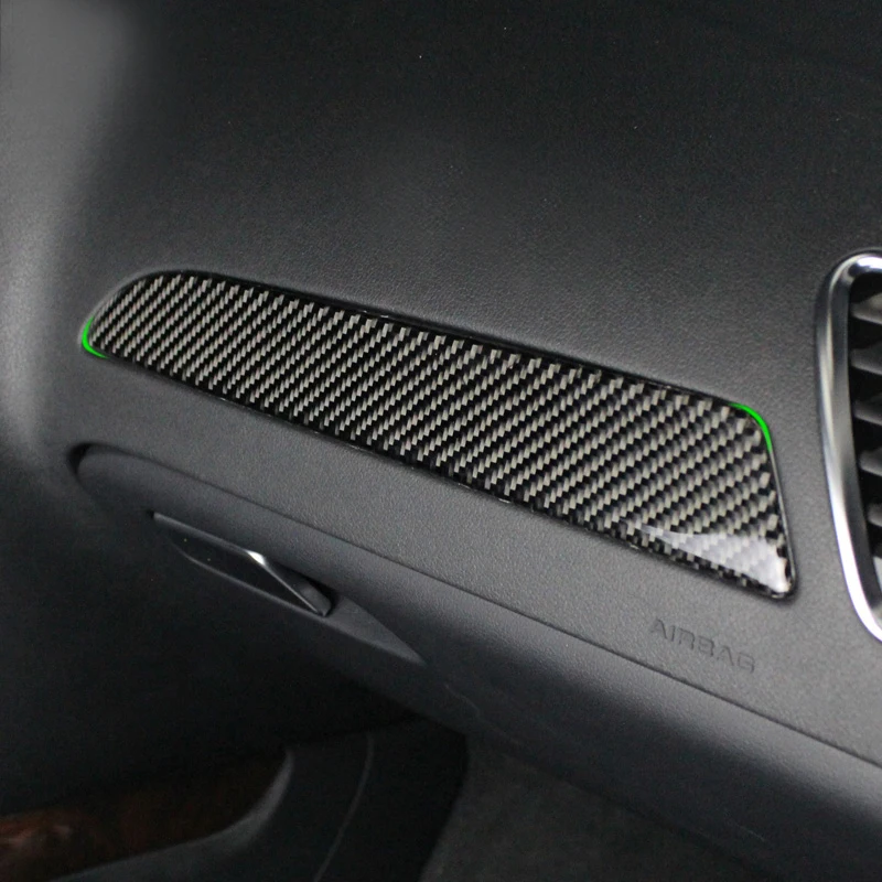 

Car Carbon Fiber Left Driver Side Dashboard Decor Cover Trim For Audi A4 B8 2009 2010 2011 2012 2013 2014 2015 2016