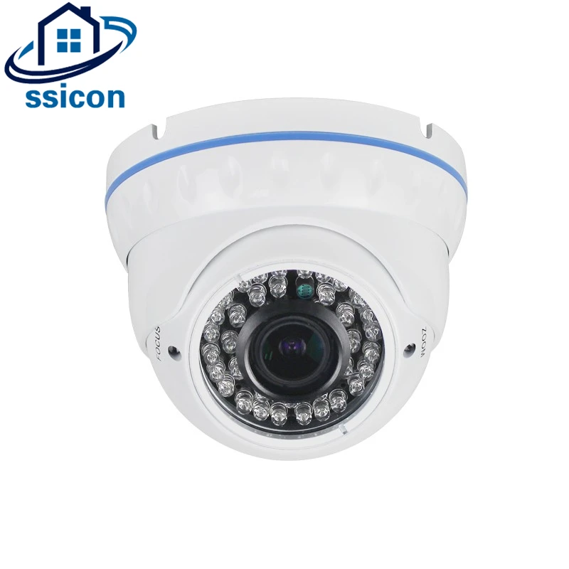 SSICON 2MP 4MP варифокальный Пластик купол Камера 2,8-12 мм объектив ИК 20 м Ночное видение инфракрасный безопасности AHD CCTV камера с экранного меню