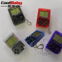 10 цветов консолей ретро мини 3D головоломка дети русская коробка игровая консоль Портативный ЖК-экран игры развивающие электронные игрушки