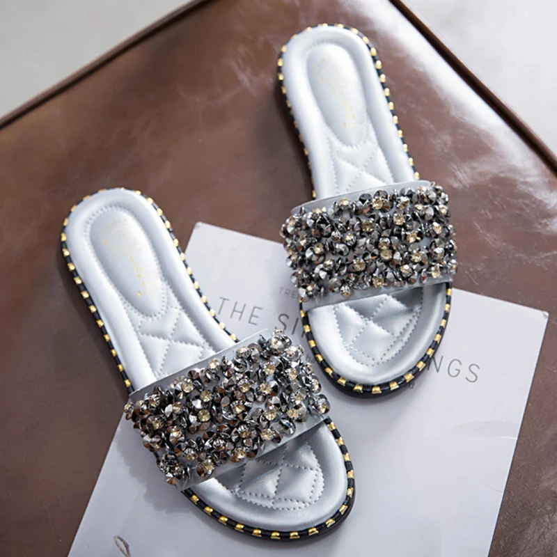 2019 New Ladies Beach Slippers For Women Bedroom Home Indoor Outdoor Summer Slippers Flip Flops Slides Women Shoes Soft