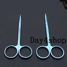 2pc/set Titanium Iris Scissors Straight/Curved 22mm tip eye surgical instrument
