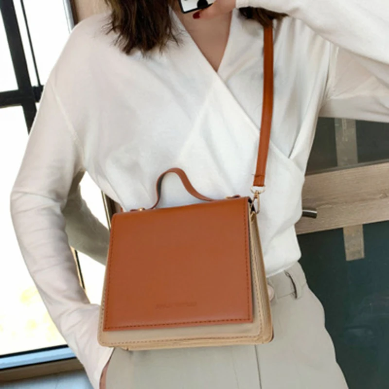 

female 2019 four seasons new Korean version of the tide female bag fashion retro shoulder diagonal cross bag wild simple handbag