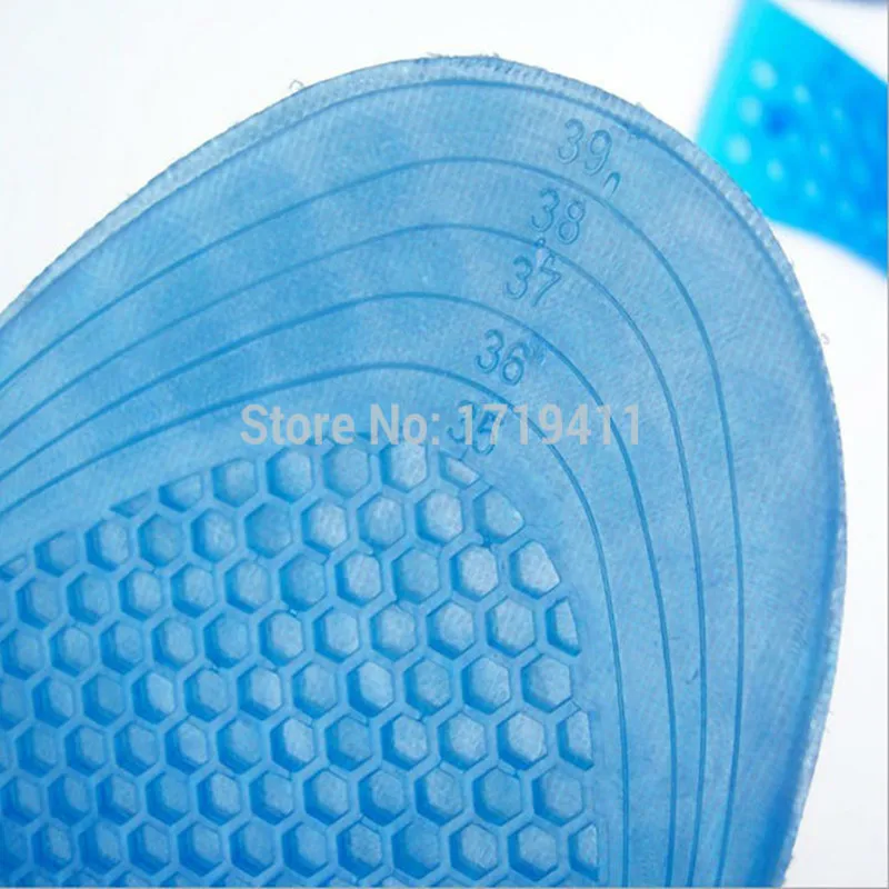  1 Pair Comfy Unisex Women Men Comfortable Silicone Gel Lift Height Increase Shoe Insoles Heel Inser
