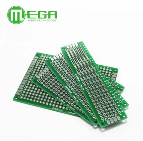 

5x7 4x6 3x7 2x8cm double Side Copper prototype pcb Universal Board Fiberglass board for Arduino