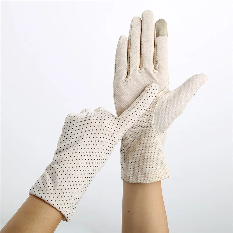 Howfits женские летние кружевные перчатки автомобильные с сенсорным экраном тонкие приличные нескользящие перчатки для езды на автомобиле