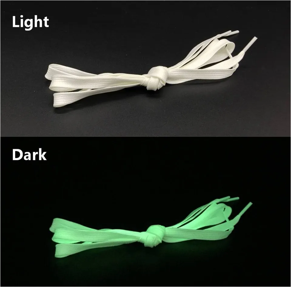 100 cm مضيئة الحذاء حذاء اكسسوارات زينة للرجال النساء الشقق Led الأحذية أعلى أحذية رياضية تضيء أربطة الحذاء