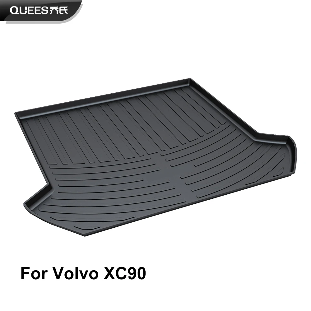 

QUEES Custom Fit Cargo Liner Boot Tray Trunk Mat for Volvo XC90 2007 2008 2009 2010 2011 2012 2013 2014 2015 2016 2017 2018