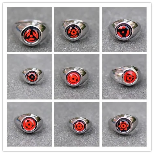 Anime Naruto Uchiha Mangekyou Sharingan Set Of 9 Pcs