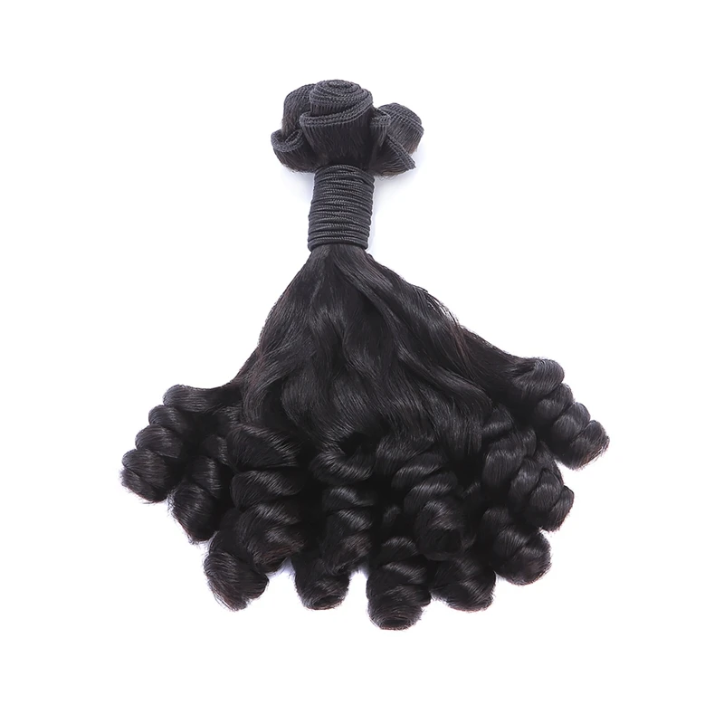Hot Beauty Hair Rose Curl Human Hair Extensiotn Bundles Brazilian Hair Weave Bundles Funmi Super Double Drawn 8-20 Inch Hair (1)