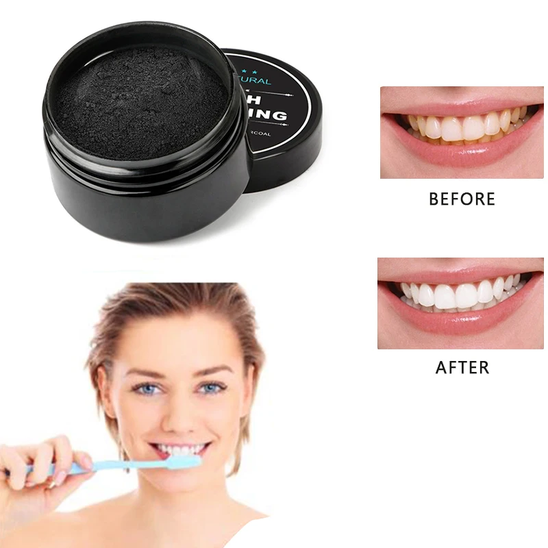 1 PCS 30g Teeth Whitening Oral Care Charcoal Powder Natural Activated Charcoal Teeth Whitener Powder Oral Hygiene